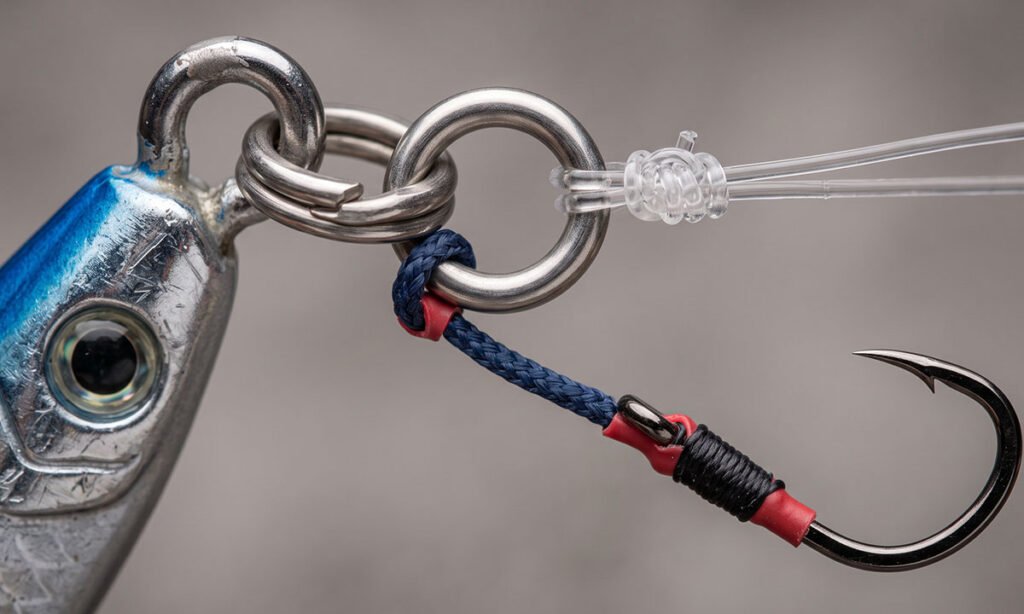 MONTAGEM REALISTA DE ASSIST HOOK EM METAL JIG